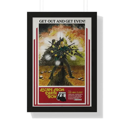 ESCAPE FROM DEATH ROW 1973 - Framed Movie Poster - The Sticker Space