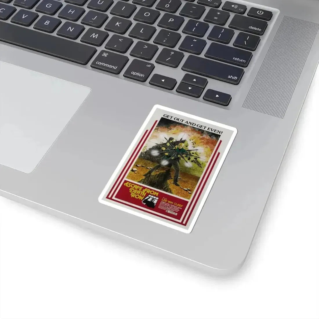 ESCAPE FROM DEATH ROW 1973 Movie Poster - STICKER Vinyl Kiss-Cut Decal - The Sticker Space