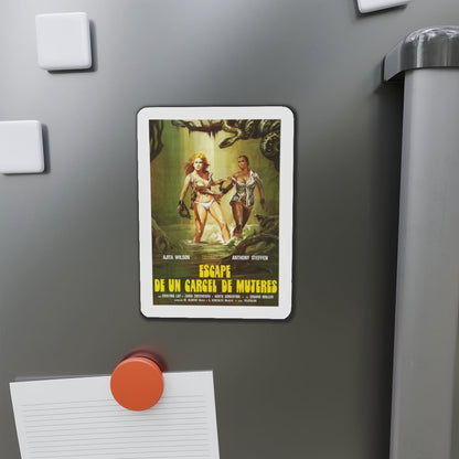 ESCAPE FROM HELL 1980 Movie Poster - Die-Cut Magnet-The Sticker Space