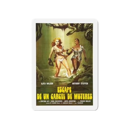 ESCAPE FROM HELL 1980 Movie Poster - Refrigerator Magnet 5 Inch - The Sticker Space