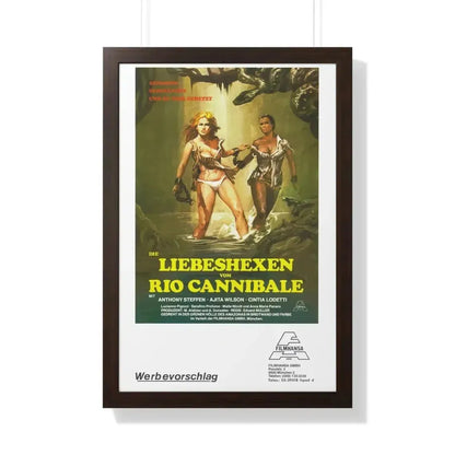 ESCAPE FROM HELL (GERMAN) 1980 - Framed Movie Poster - The Sticker Space