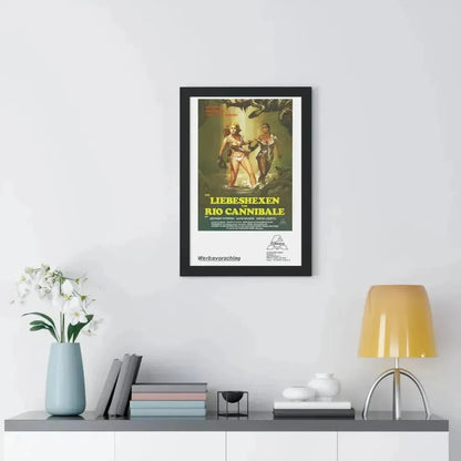 ESCAPE FROM HELL (GERMAN) 1980 - Framed Movie Poster - The Sticker Space