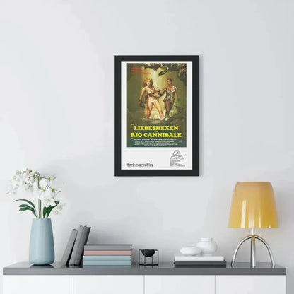 ESCAPE FROM HELL (GERMAN) 1980 - Framed Movie Poster - The Sticker Space