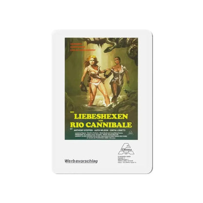 ESCAPE FROM HELL (GERMAN) 1980 Movie Poster - Refrigerator Magnet - The Sticker Space