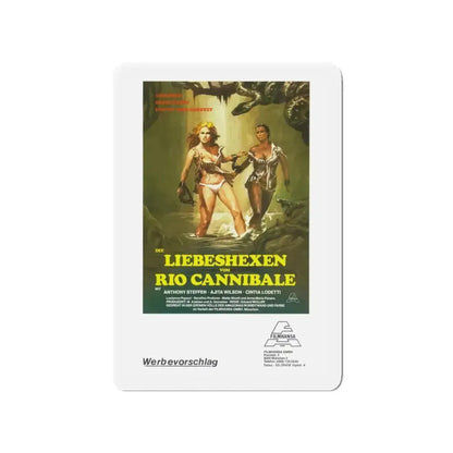 ESCAPE FROM HELL (GERMAN) 1980 Movie Poster - Refrigerator Magnet - The Sticker Space