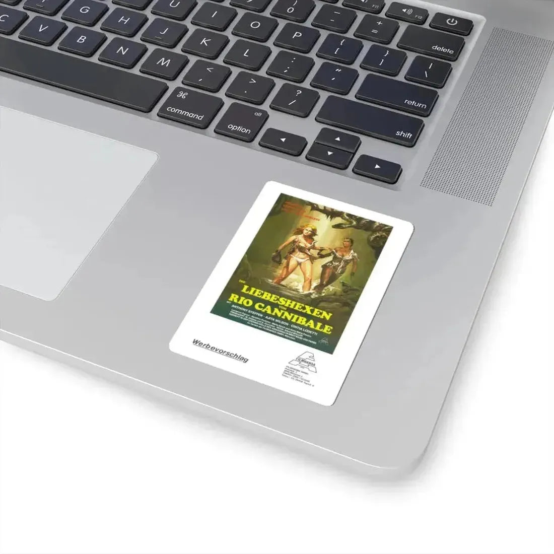 ESCAPE FROM HELL (GERMAN) 1980 Movie Poster - STICKER Vinyl Kiss-Cut Decal - The Sticker Space