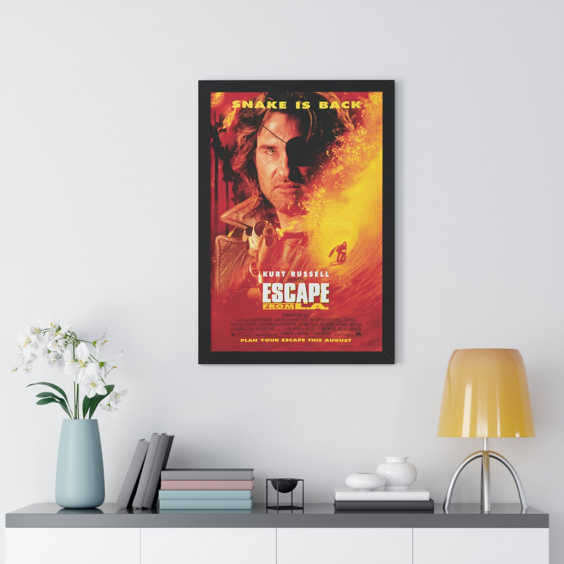 ESCAPE FROM L.A. 1996 - Framed Movie Poster-The Sticker Space