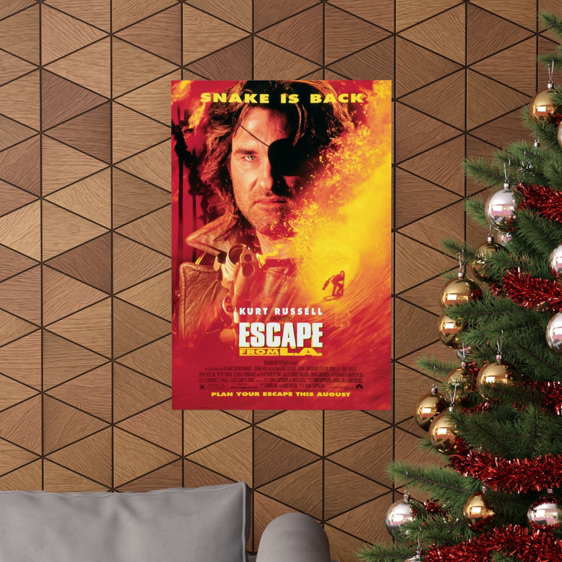 ESCAPE FROM L.A. 1996 - Paper Movie Poster-The Sticker Space