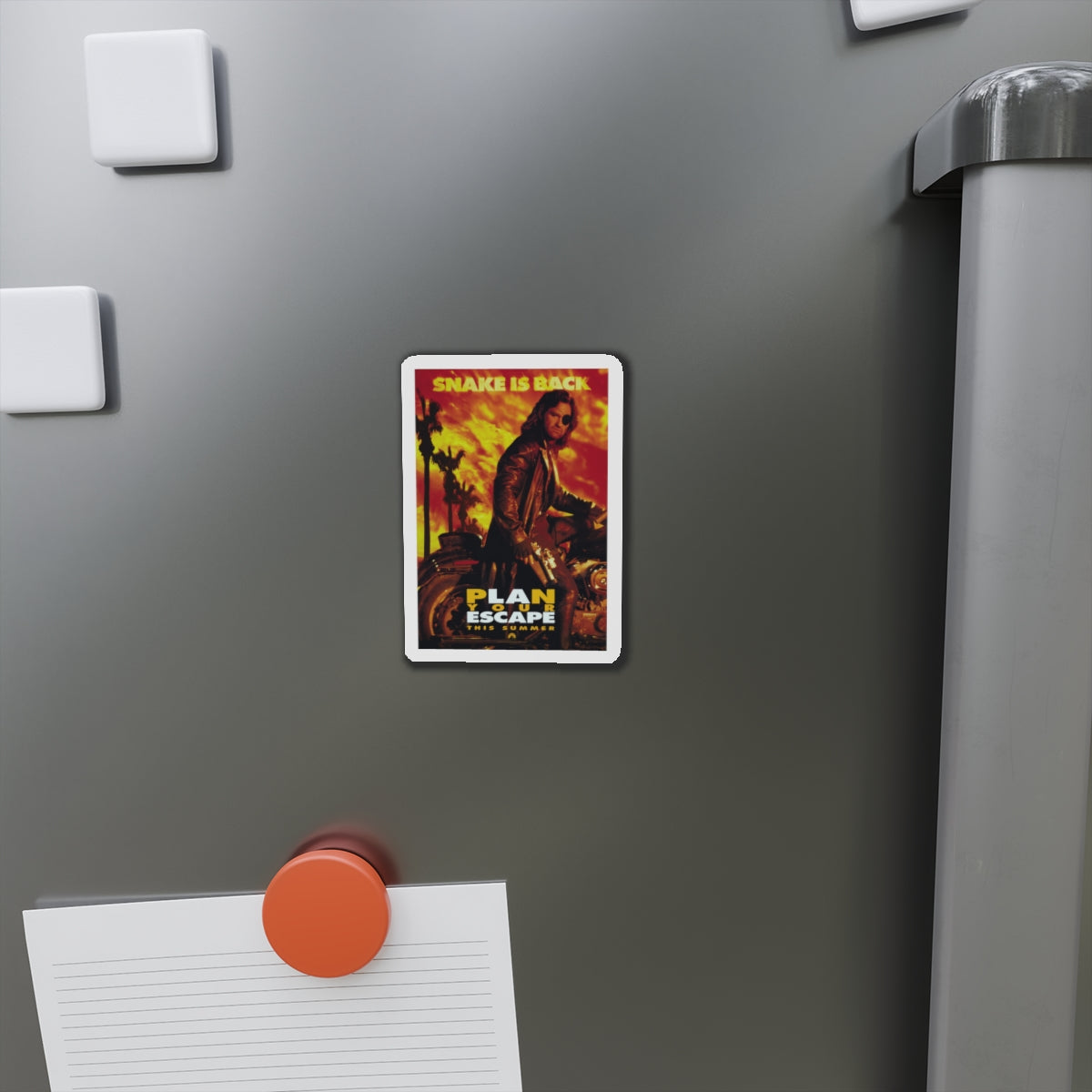 ESCAPE FROM L.A. (TEASER) 1996 Movie Poster - Die-Cut Magnet-The Sticker Space