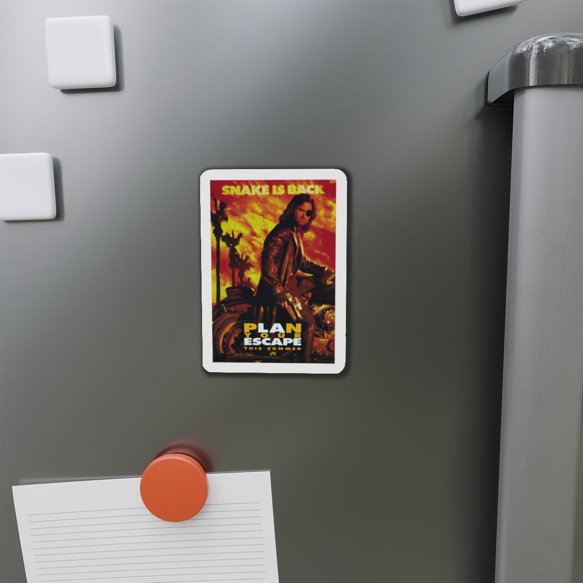 ESCAPE FROM L.A. (TEASER) 1996 Movie Poster - Die-Cut Magnet-The Sticker Space