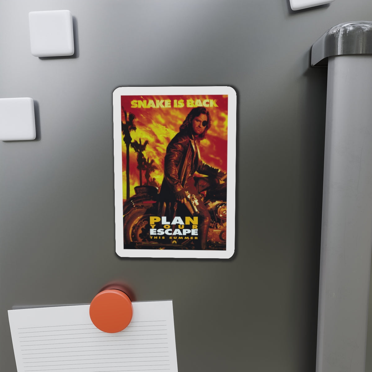 ESCAPE FROM L.A. (TEASER) 1996 Movie Poster - Die-Cut Magnet-The Sticker Space