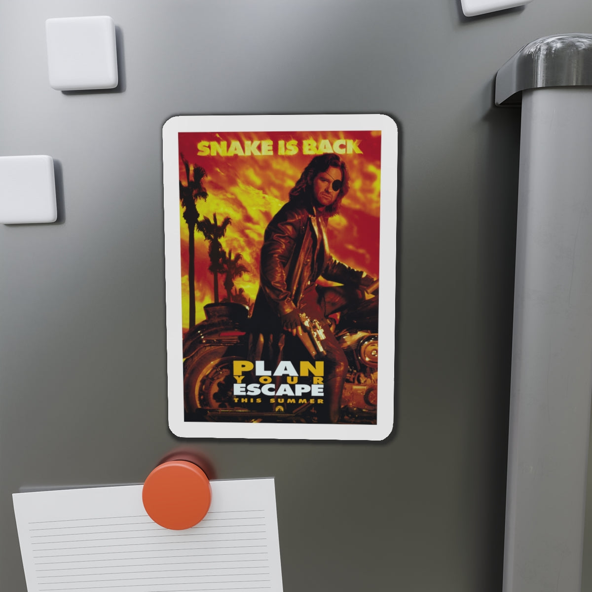 ESCAPE FROM L.A. (TEASER) 1996 Movie Poster - Die-Cut Magnet-The Sticker Space