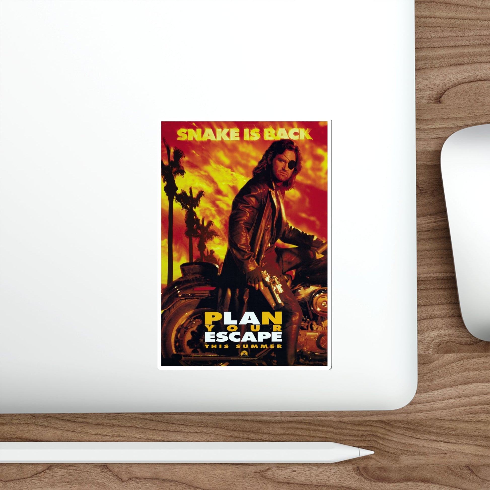 ESCAPE FROM L.A. (TEASER) 1996 Movie Poster STICKER Vinyl Die-Cut Decal-The Sticker Space