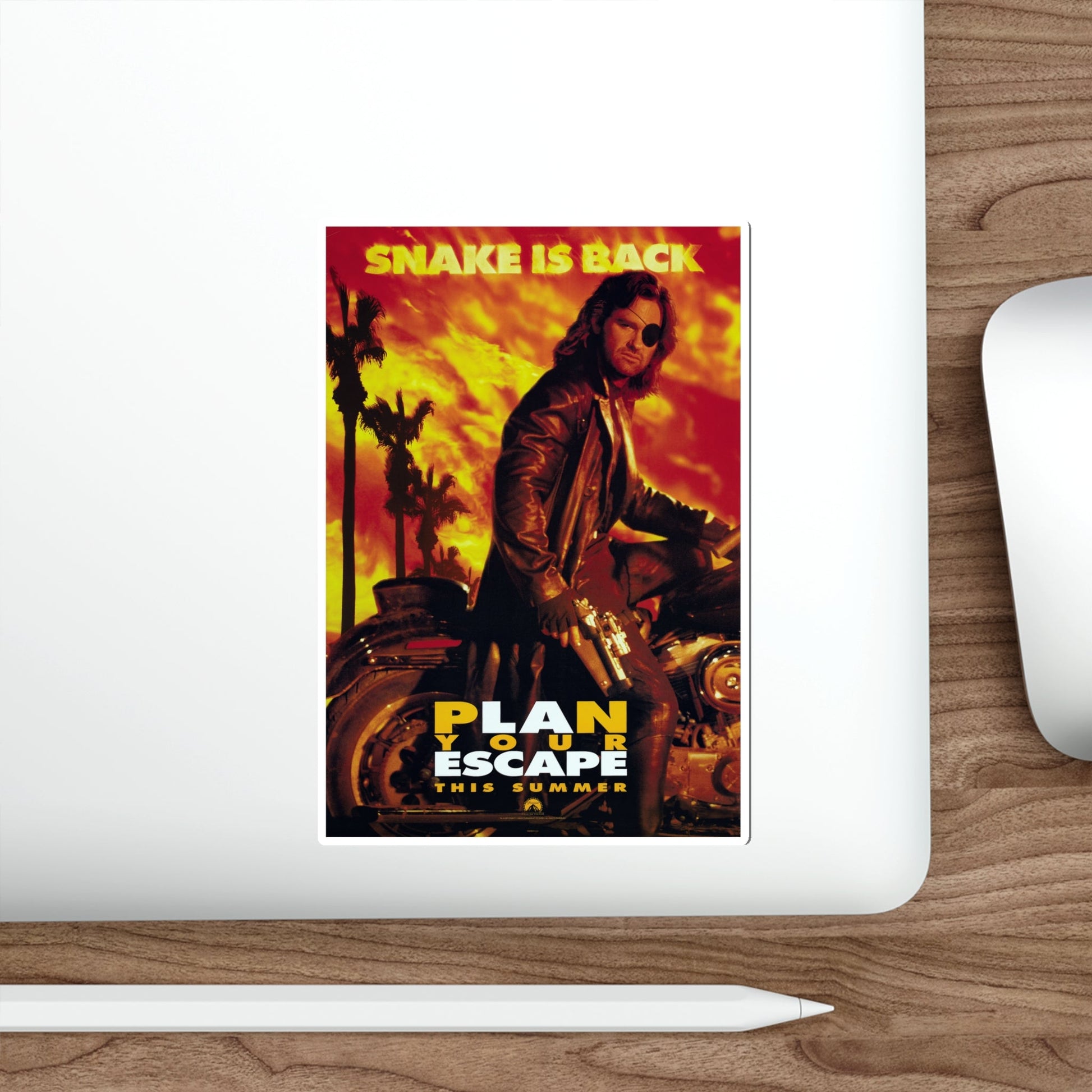 ESCAPE FROM L.A. (TEASER) 1996 Movie Poster STICKER Vinyl Die-Cut Decal-The Sticker Space