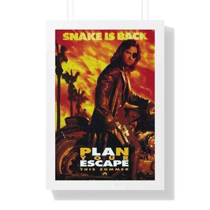 ESCAPE FROM L.A. (TEASER) 1996 - Framed Movie Poster 16″ x 24″ White - The Sticker Space