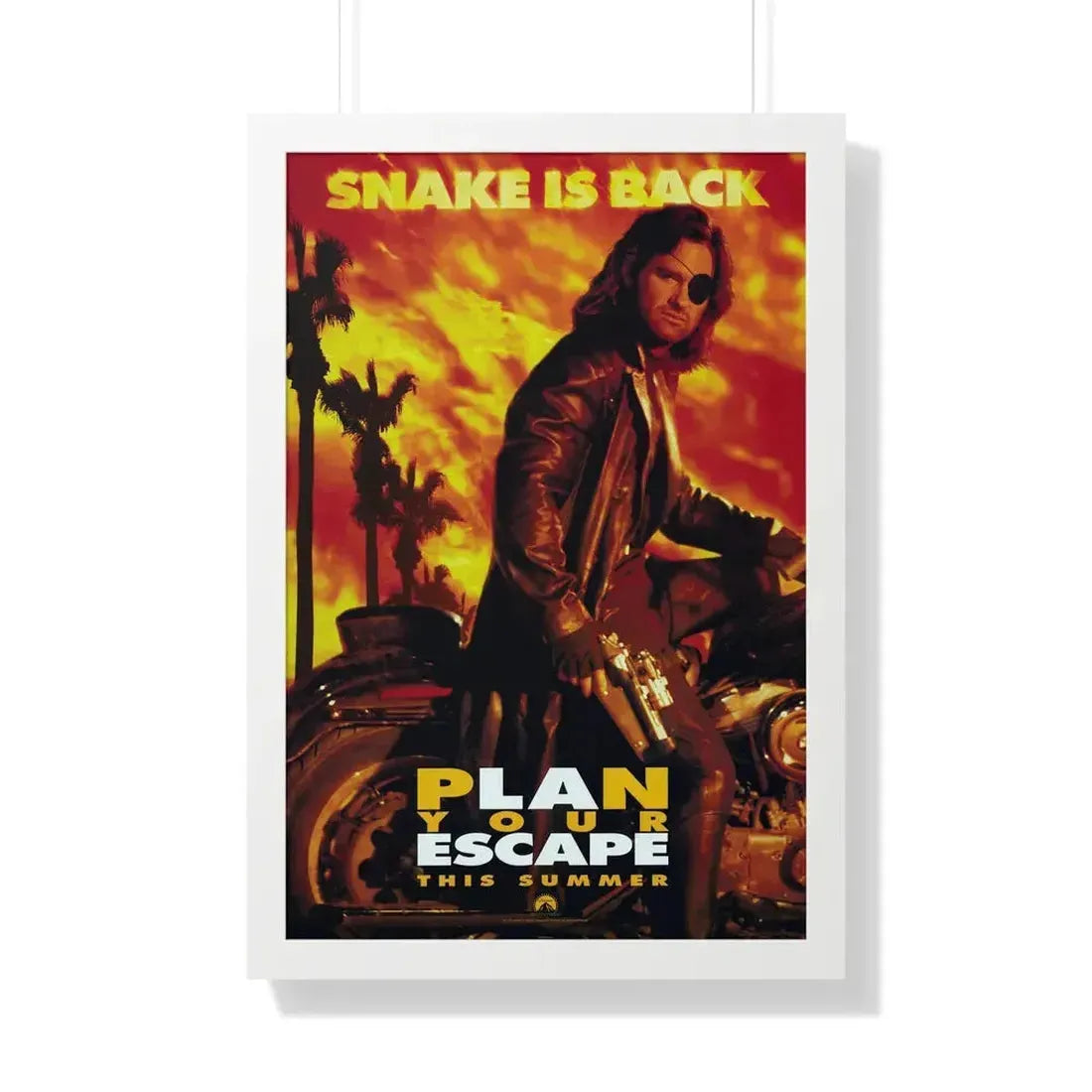 ESCAPE FROM L.A. (TEASER) 1996 - Framed Movie Poster 20" x 30" White - The Sticker Space