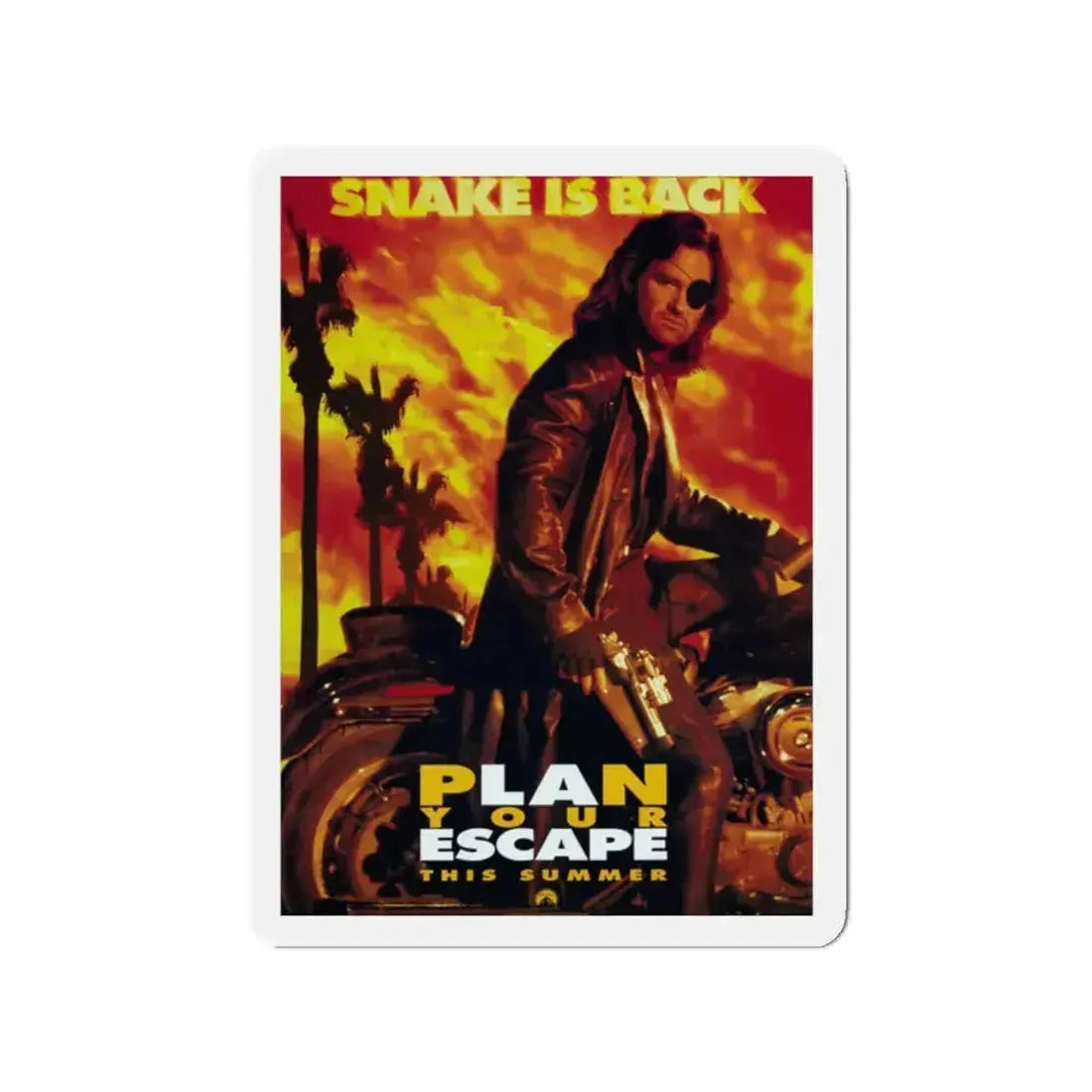 ESCAPE FROM L.A. (TEASER) 1996 Movie Poster - Refrigerator Magnet - The Sticker Space