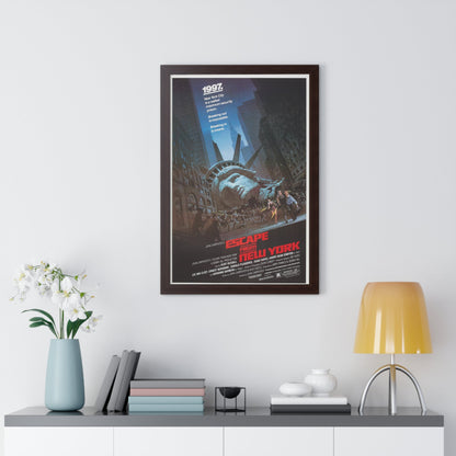 ESCAPE FROM NEW YORK 1981 - Framed Movie Poster-The Sticker Space