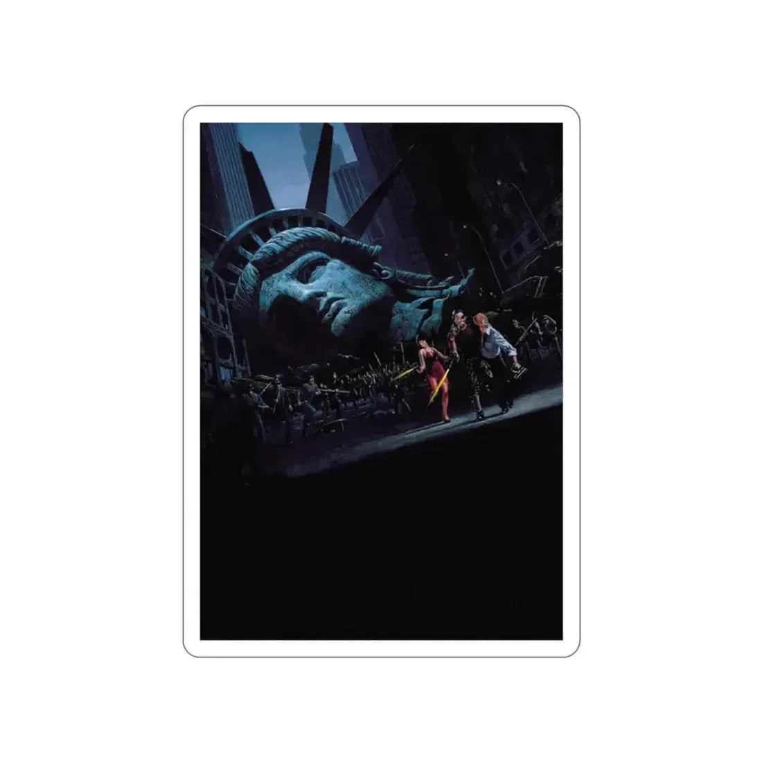 ESCAPE FROM NEW YORK (3) 1981 Movie Poster STICKER Vinyl Die-Cut Decal 2 Inch - The Sticker Space