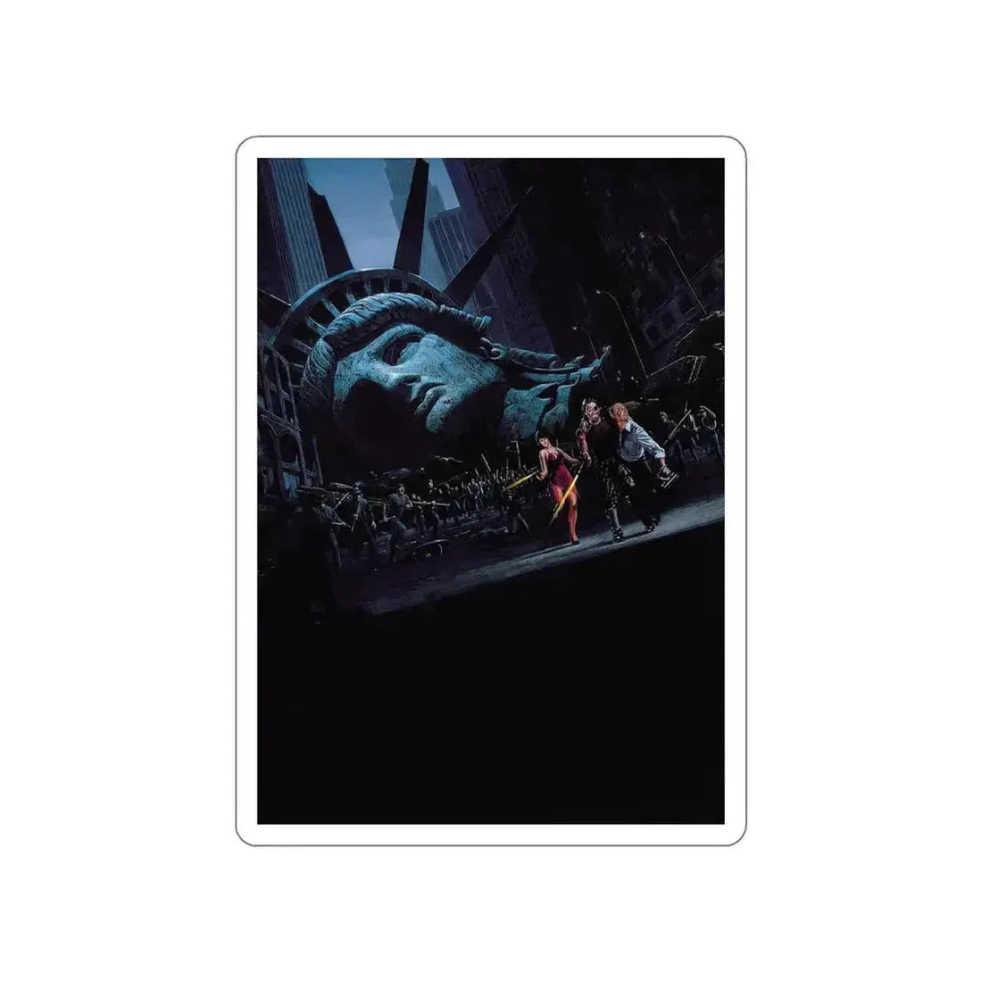 ESCAPE FROM NEW YORK (3) 1981 Movie Poster STICKER Vinyl Die-Cut Decal 6 Inch - The Sticker Space