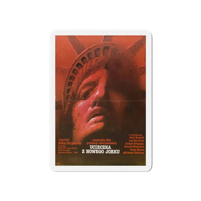 ESCAPE FROM NEW YORK (POLISH) 1981 Movie Poster - Refrigerator Magnet 6 Inch - The Sticker Space