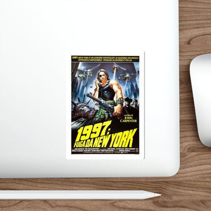 ESCAPE FROM NEW YORK (SPANISH) 1981 Movie Poster STICKER Vinyl Die-Cut Decal-The Sticker Space