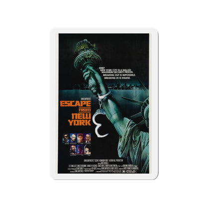 ESCAPE FROM NEW YORK (TEASER) 1981 Movie Poster - Die-Cut Magnet-2" x 2"-The Sticker Space