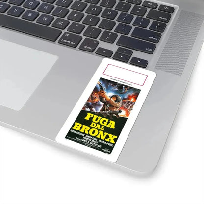 ESCAPE FROM THE BRONX (ITALIAN) 1983 Movie Poster - STICKER Vinyl Kiss-Cut Decal - The Sticker Space