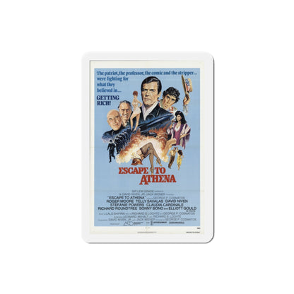 Escape to Athena 1979 Movie Poster Die-Cut Magnet-2 Inch-The Sticker Space