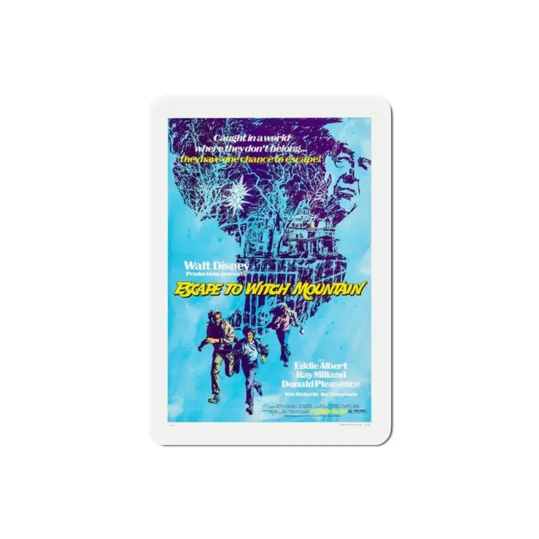 Escape to Witch Mountain 1975 Movie Poster Refrigerator Magnet 2 Inch - The Sticker Space
