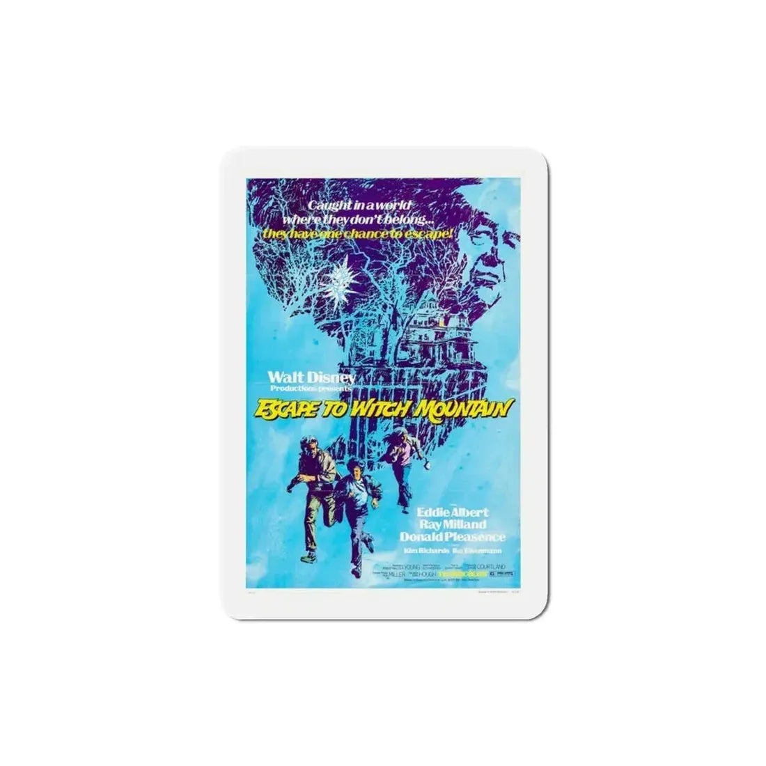 Escape to Witch Mountain 1975 Movie Poster Refrigerator Magnet 3 Inch - The Sticker Space