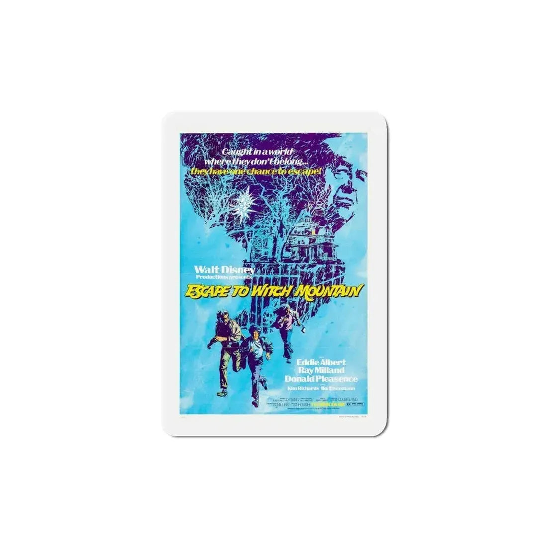 Escape to Witch Mountain 1975 Movie Poster Refrigerator Magnet 5 Inch - The Sticker Space