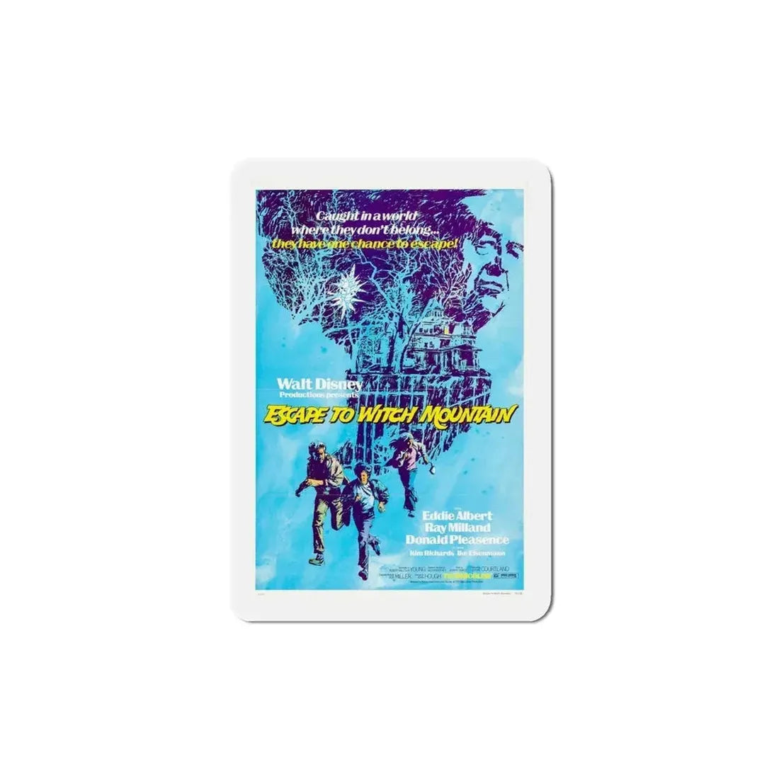 Escape to Witch Mountain 1975 Movie Poster Refrigerator Magnet - The Sticker Space