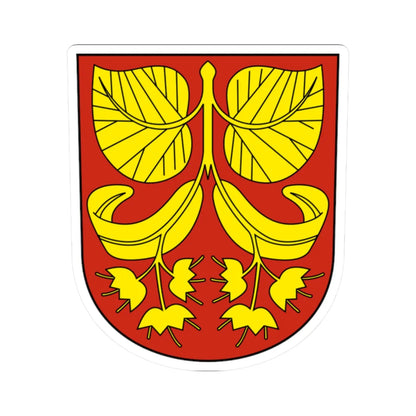 Eschlikon-blazon (Switzerland) (Coat of Arms) STICKER Vinyl Kiss-Cut Decal 2 Inch White - The Sticker Space