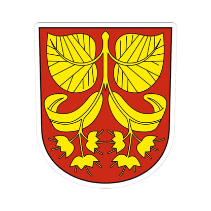 Eschlikon-blazon (Switzerland) (Coat of Arms) STICKER Vinyl Kiss-Cut Decal 3 Inch White - The Sticker Space