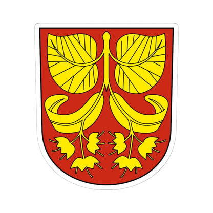 Eschlikon-blazon (Switzerland) (Coat of Arms) STICKER Vinyl Kiss-Cut Decal 6 Inch White - The Sticker Space