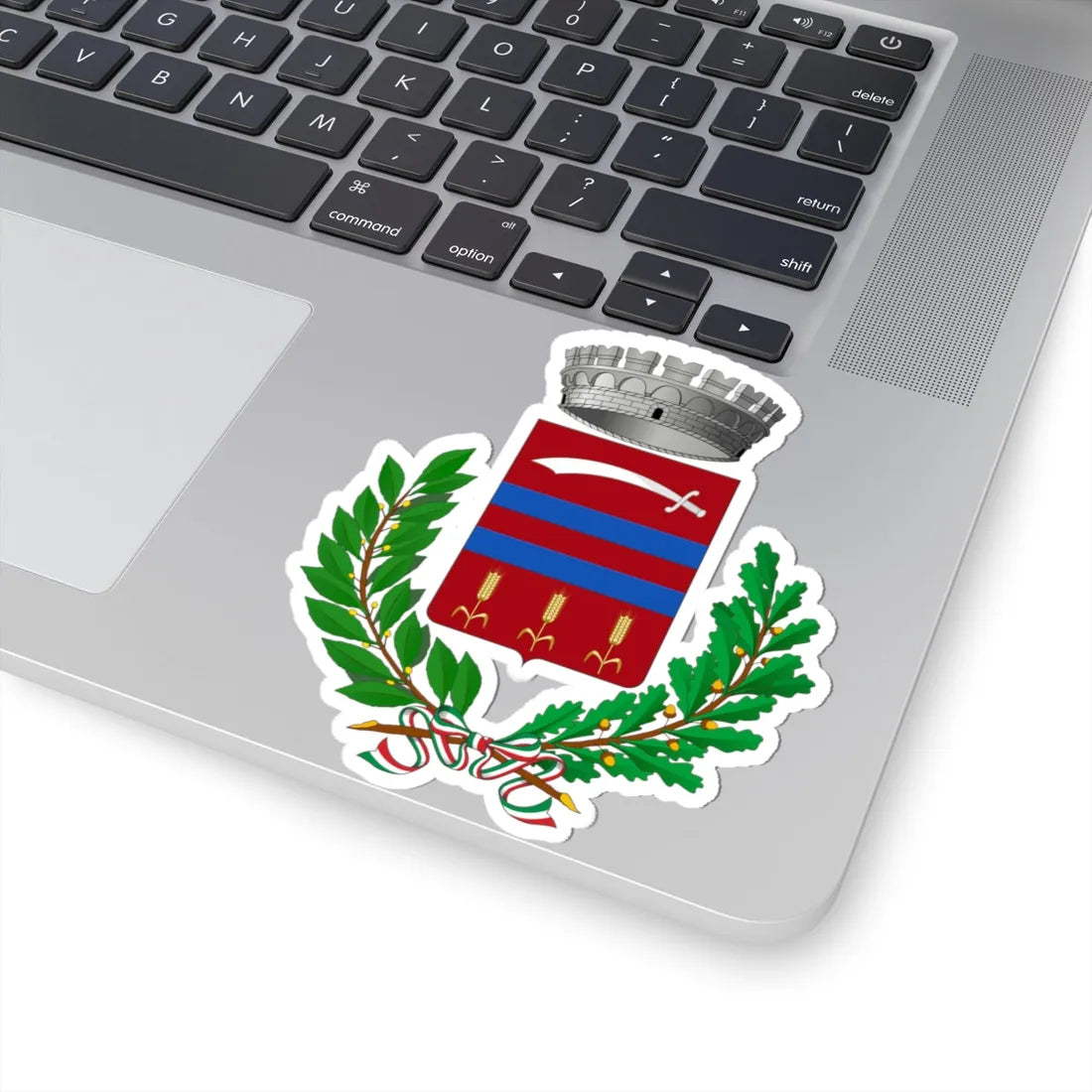 Escolca-Stemma (Italy) (Coat of Arms) STICKER Vinyl Kiss-Cut Decal - The Sticker Space