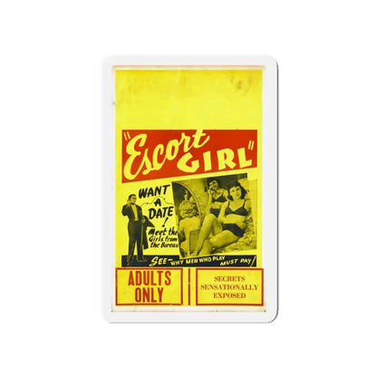 ESCORT GIRL 1941 Movie Poster - Refrigerator Magnet 5 Inch - The Sticker Space