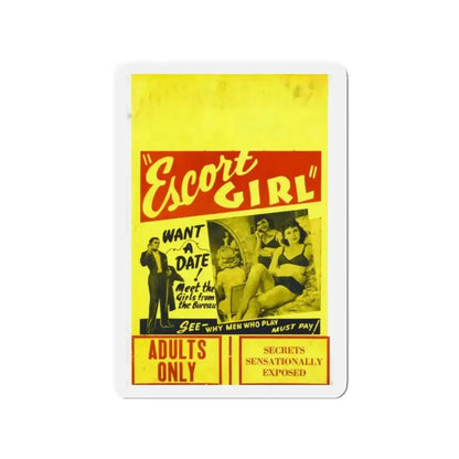 ESCORT GIRL 1941 Movie Poster - Refrigerator Magnet - The Sticker Space