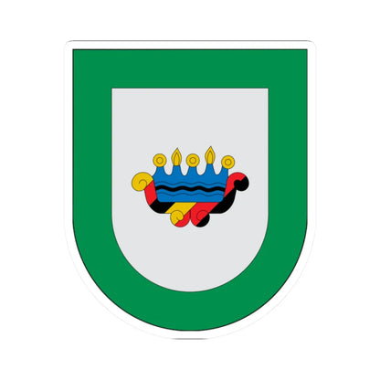 Escudo Acajete (Mexico) (Coat of Arms) STICKER Vinyl Kiss-Cut Decal 2 Inch White - The Sticker Space