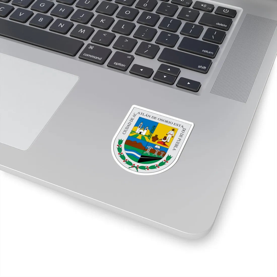 Escudo Acatlán (Mexico) (Coat of Arms) STICKER Vinyl Kiss-Cut Decal - The Sticker Space