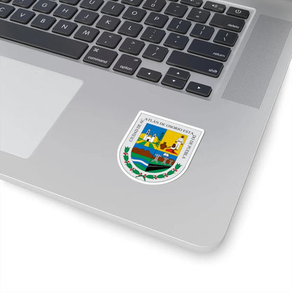 Escudo Acatlán (Mexico) (Coat of Arms) STICKER Vinyl Kiss-Cut Decal - The Sticker Space