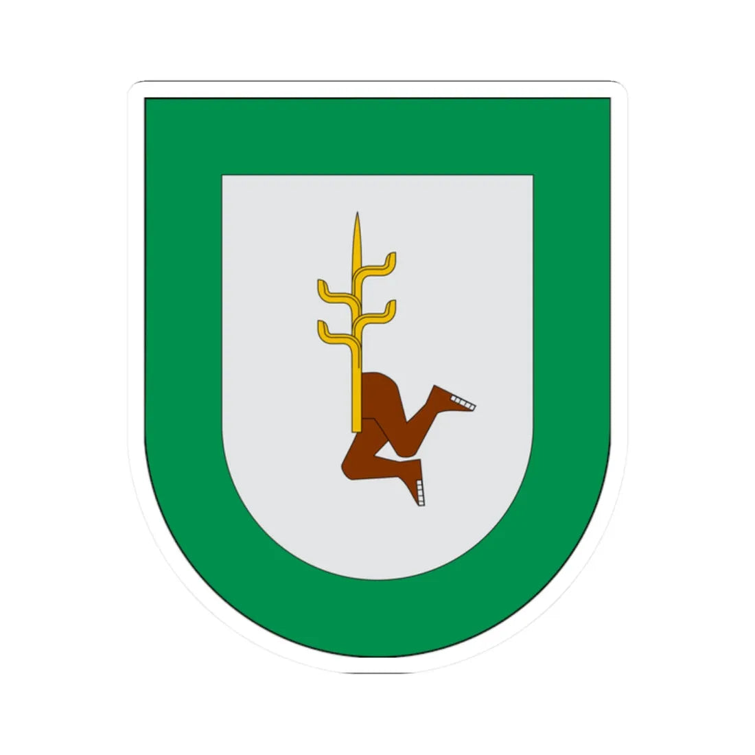 Escudo Acatzingo (Mexico) (Coat of Arms) STICKER Vinyl Kiss-Cut Decal - The Sticker Space