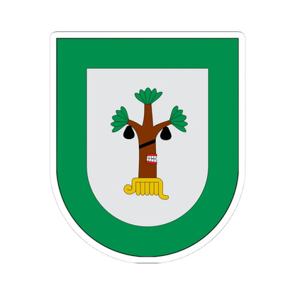 Escudo Ahuacatlán Puebla (Mexico) (Coat of Arms) STICKER Vinyl Kiss-Cut Decal 4 Inch White - The Sticker Space
