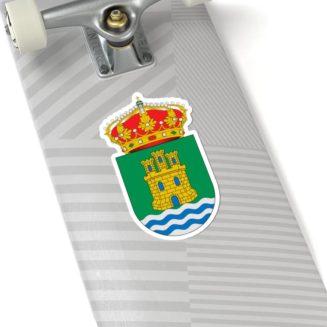 Escudo Alconchel (Spain) (Coat of Arms) STICKER Vinyl Kiss-Cut Decal - The Sticker Space