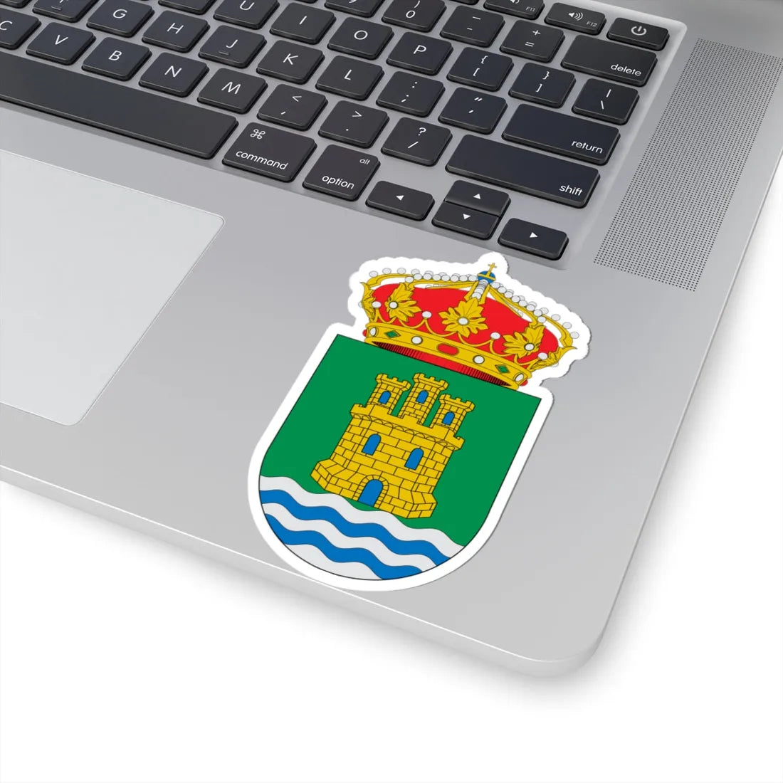 Escudo Alconchel (Spain) (Coat of Arms) STICKER Vinyl Kiss-Cut Decal - The Sticker Space