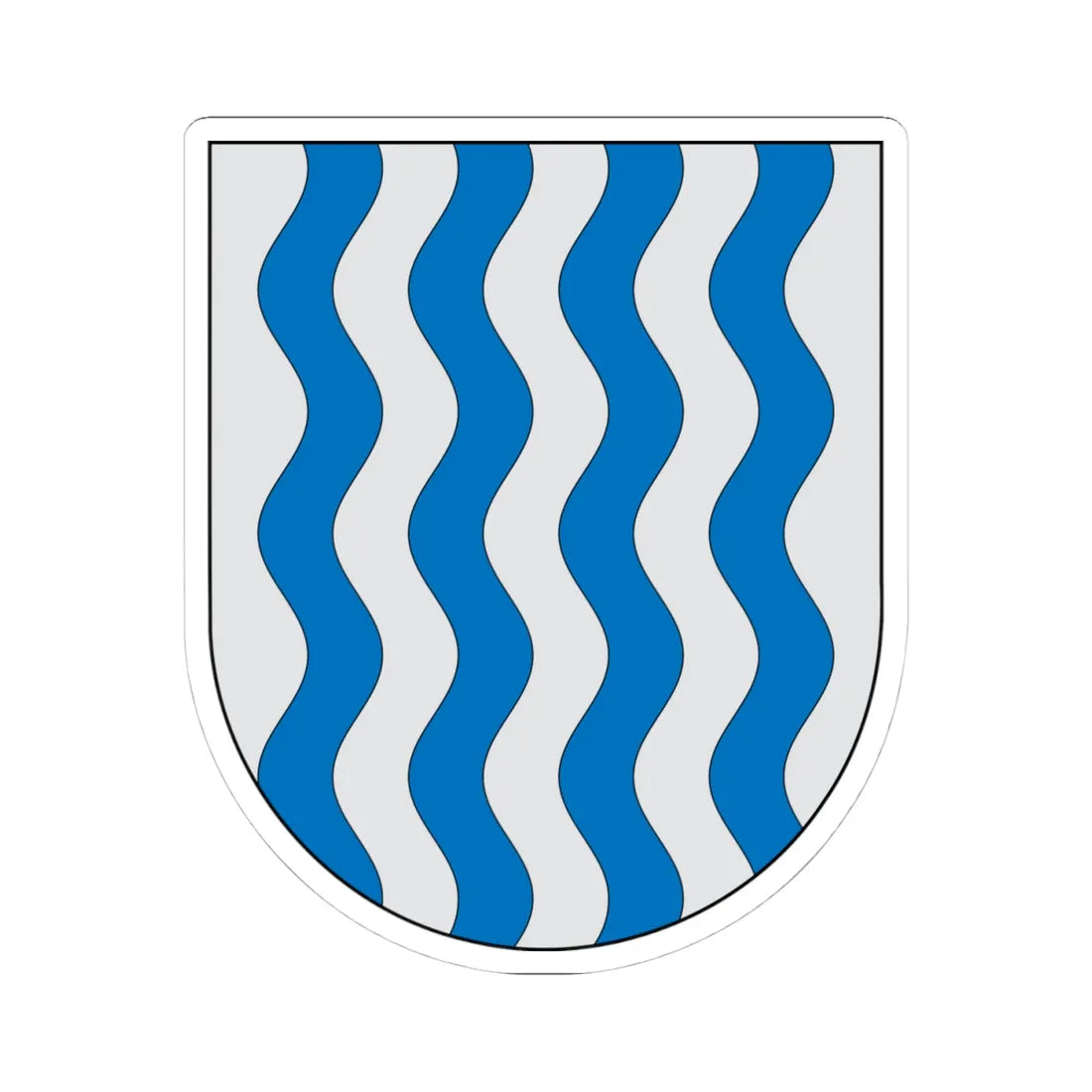 Escudo antiguo Tarragona01 (Spain) (Coat of Arms) STICKER Vinyl Kiss-Cut Decal 4 Inch White - The Sticker Space