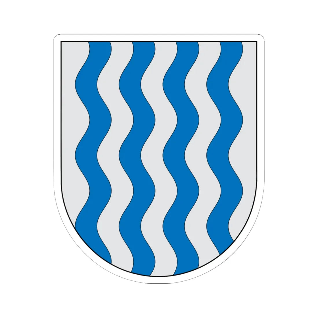 Escudo antiguo Tarragona01 (Spain) (Coat of Arms) STICKER Vinyl Kiss-Cut Decal 6 Inch White - The Sticker Space