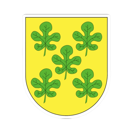 Escudo apellido Figueroa (Argentina) (Coat of Arms) STICKER Vinyl Kiss-Cut Decal 2 Inch White - The Sticker Space