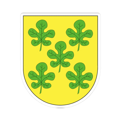 Escudo apellido Figueroa (Argentina) (Coat of Arms) STICKER Vinyl Kiss-Cut Decal 3 Inch White - The Sticker Space